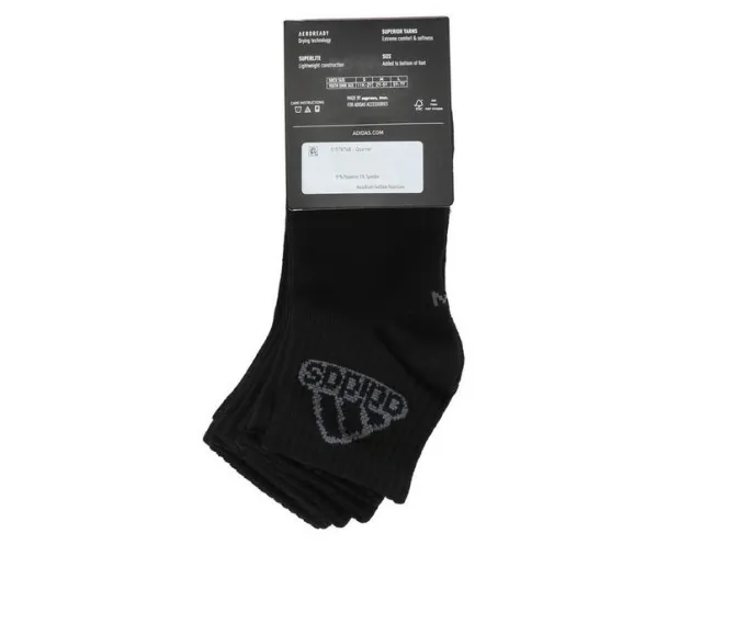 Adidas Boys 6 Pack Superlite Quarter