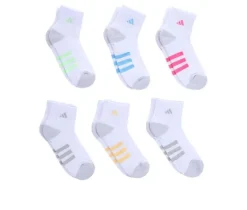 Adidas Girls 6 Pack Cushioned Quarter