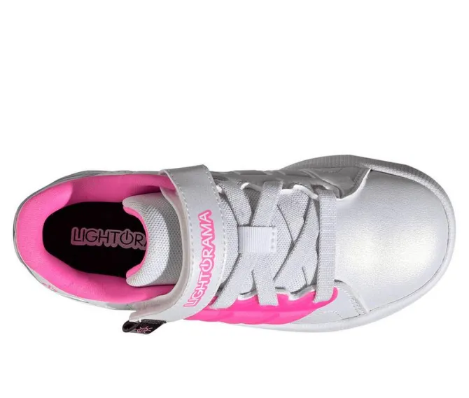 Adidas Lighrorama Court Preschool Girls Light-Up Shoes