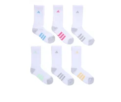 Adidas 6 Pack Cushioned Crew Socks