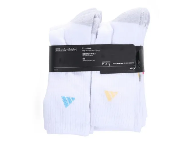 Adidas 6 Pack Cushioned Crew Socks