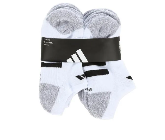 Adidas 6 Pack Cushioned No Show 2 Socks