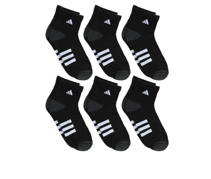 Adidas 6 Pack Cushioned Quarter 2 Socks