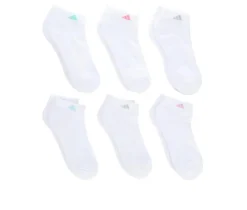 Adidas 6 Pair Women's Cushion Low Cut Socks