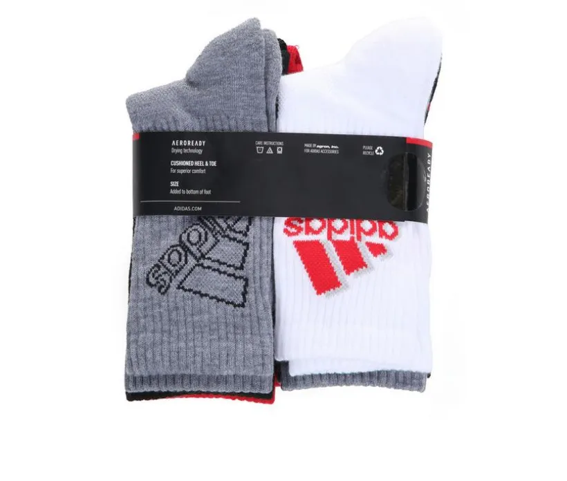 Adidas 6p Boys Cushioned Crew