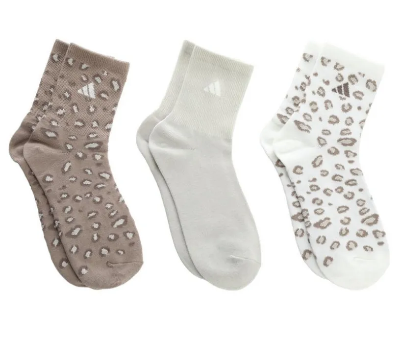 Adidas 3P Womens Lux High Quarter Socks