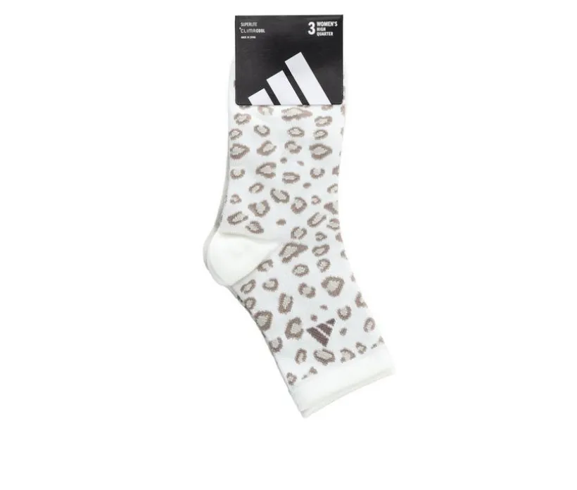 Adidas 3P Womens Lux High Quarter Socks