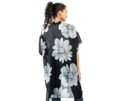 AW Items Floral Kimono w Sequins