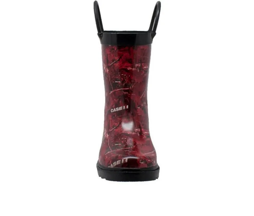 Boys' Case IH Toddler Camo Rubber Rain Boots
