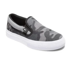 Boys' DC Little Kid & Big Kid Manual Slip On Skate Sneakers