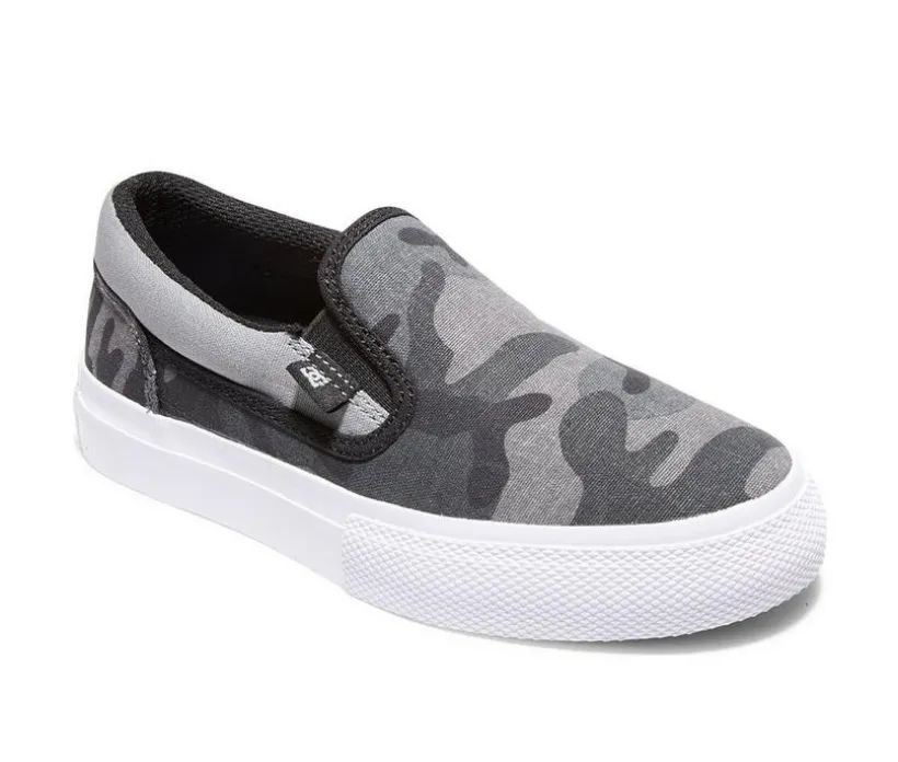 Boys' DC Little Kid & Big Kid Manual Slip On Skate Sneakers