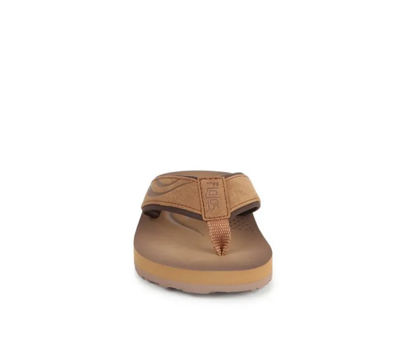 Boys' Flojos Little Kid & Big Kid Cuero Debossed Thong Strap Sandals