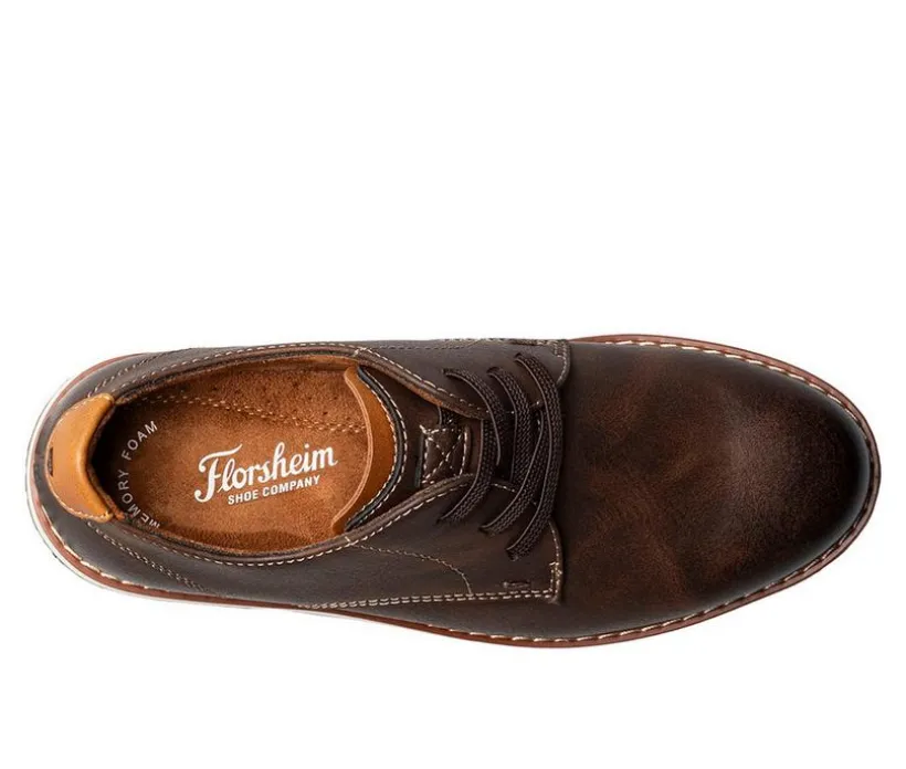 Boys' Florsheim LIttle & Big Kid Vibe Plain Toe Chukka Dress Boots
