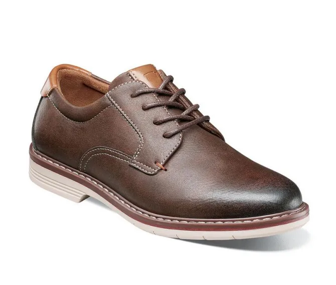 Boys' Florsheim Little Kid & Big Kid Norwalk Plain Toe Oxfords