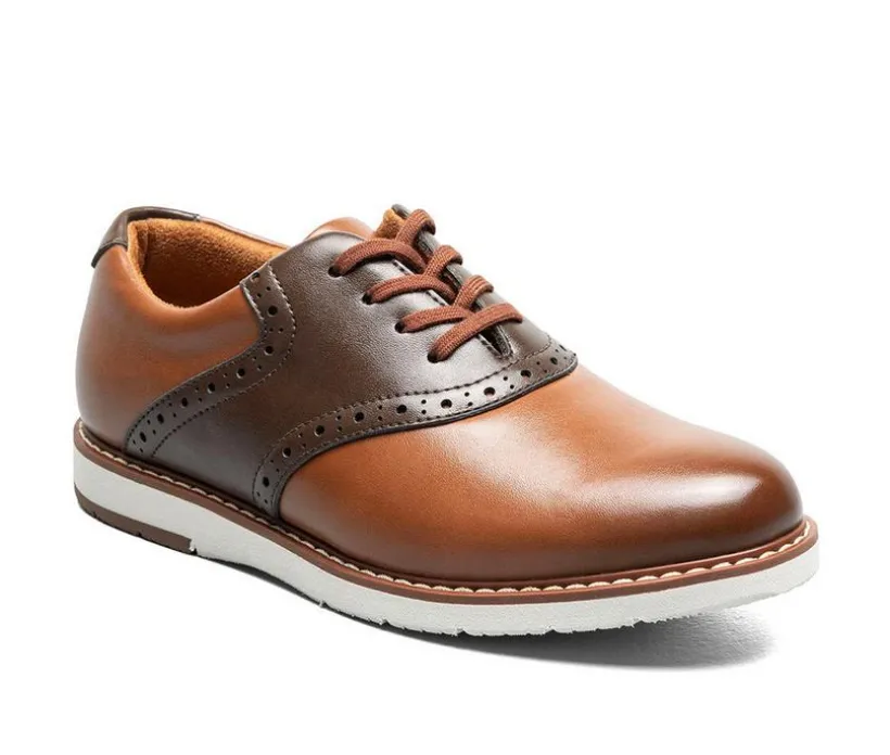Boys' Florsheim Vibe Saddle Toe JR Dress Shoes