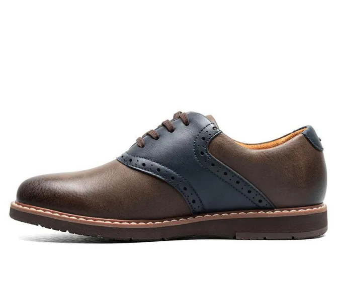 Boys' Florsheim Vibe Saddle Toe JR Dress Shoes