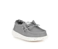 Boys' HEYDUDE Toddler Wally Canvas Casual Shoes