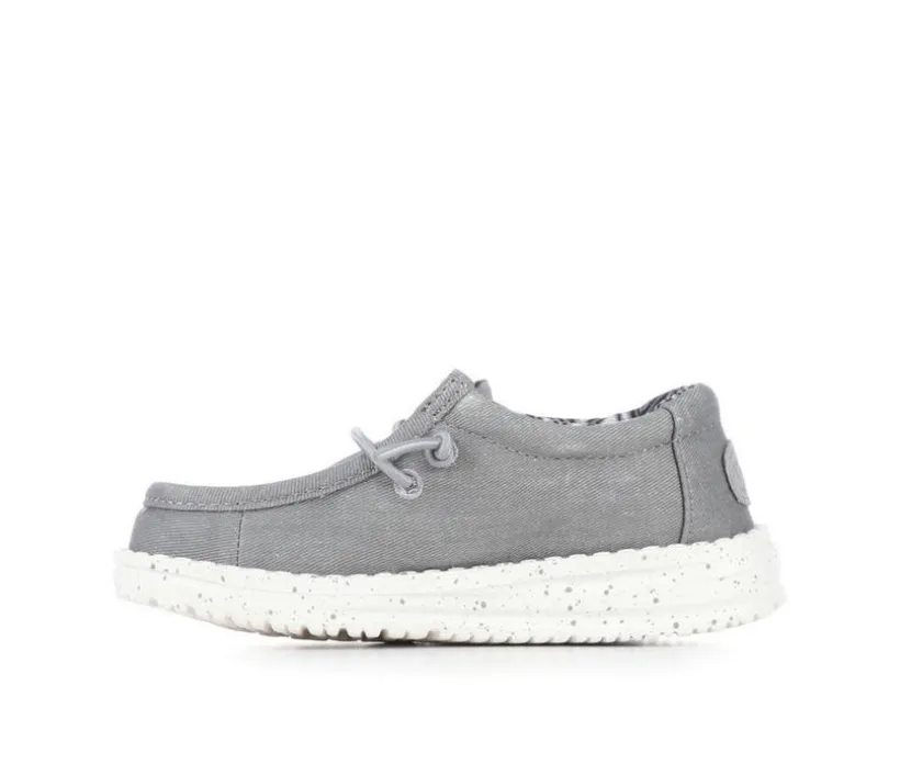 Boys' HEYDUDE Toddler Wally Canvas Casual Shoes