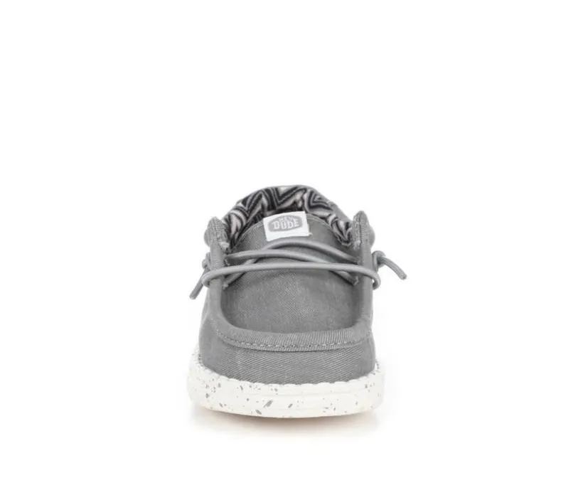 Boys' HEYDUDE Toddler Wally Canvas Casual Shoes