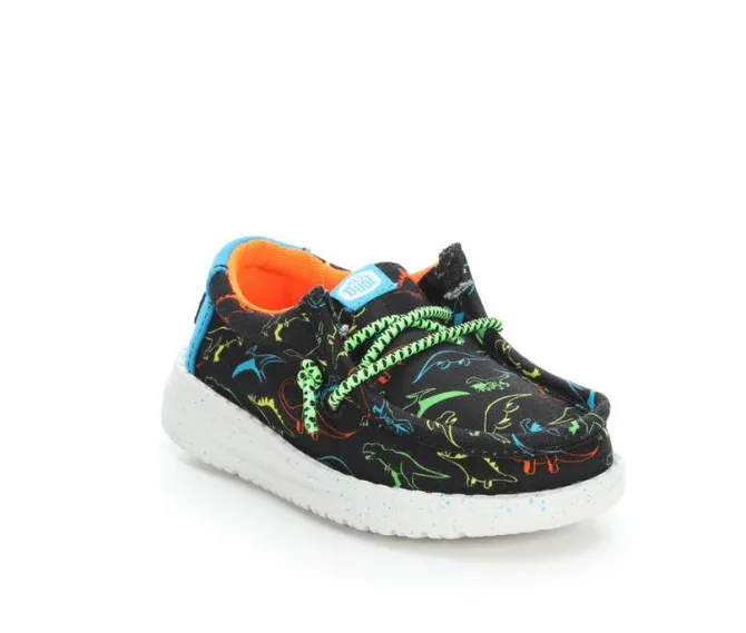 Boys' HEYDUDE Toddler Wally Dinoworld Boat Shoes