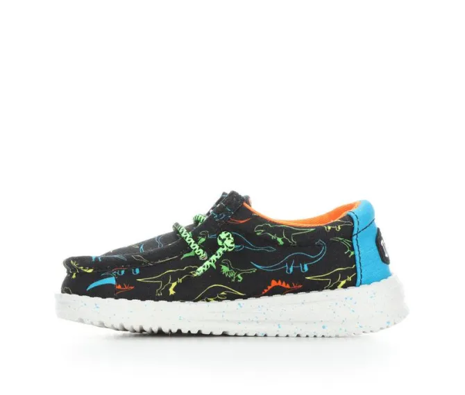 Boys' HEYDUDE Toddler Wally Dinoworld Boat Shoes