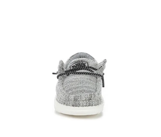 Boys' HEYDUDE Toddler Wally Youth Stretch Casual Shoes