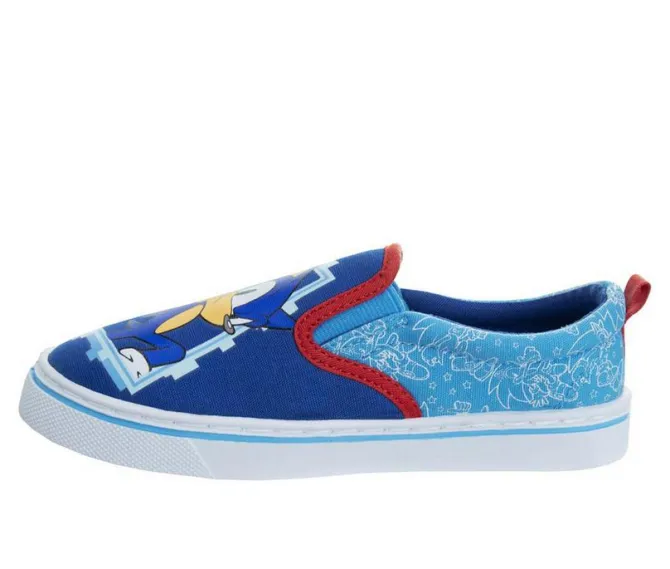 Boys' Nickelodeon Little Kid & Big Kid Sonic Slip-On Sneakers