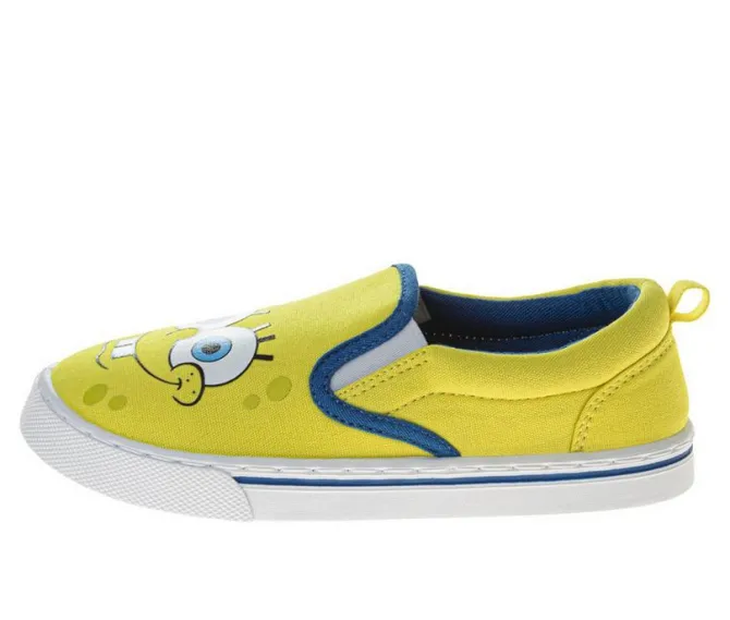 Boys' Nickelodeon Little Kid SpongeBob & Patrick Slip On Shoes