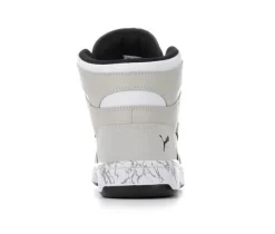 Boys' Puma Big Kid Rebound Lay Up Mid Marble Basketball Sneakers