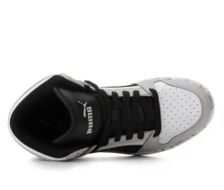 Boys' Puma Big Kid Rebound Lay Up Mid Marble Basketball Sneakers