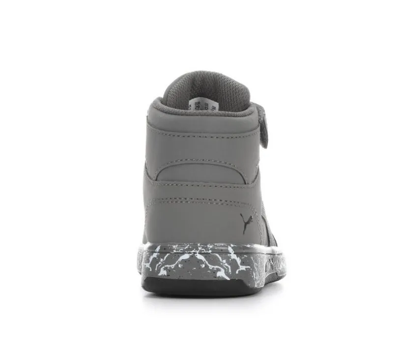 Boys' Puma Little Kid & Big Kid Rebound Layup Marble NBK High-Top Sneakers