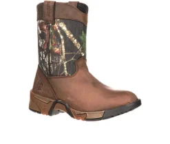Boys' Rocky Little Kid & Big Kid Aztec Wellington Outdoor Boots