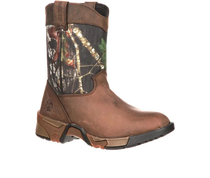 Boys' Rocky Little Kid & Big Kid Aztec Wellington Outdoor Boots