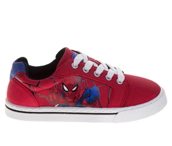 Boys' Spiderman Spider Sense Little Kid & Big Kid Spiderman Canvas Sneakers
