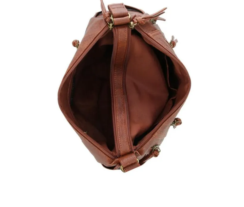 Bueno Of California Antique Pebble Wash Handbag