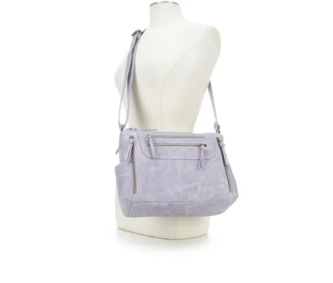 Bueno Of California Antique Pebble Wash Handbag