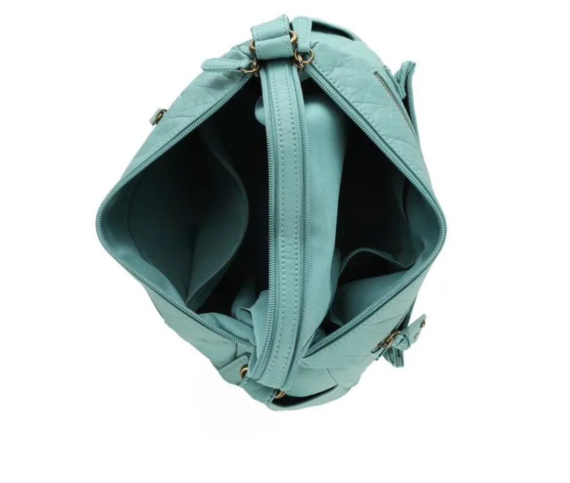 Bueno Of California Bueno of California Elephant Whip Stitch Handbag