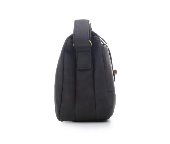 Bueno Of California Calf Turn Lock Handbag