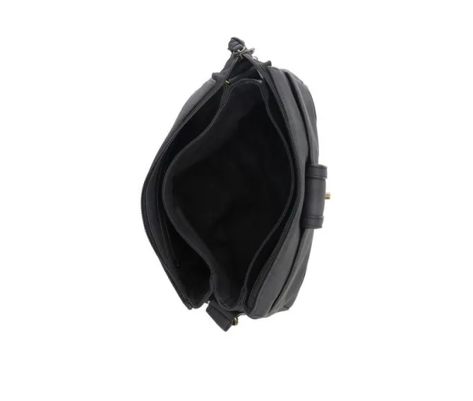 Bueno Of California Calf Turn Lock Handbag