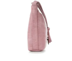 Bueno Of California Croc Washed Pocket Handbag
