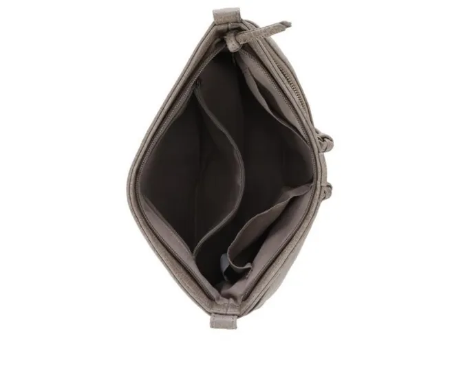 Bueno Of California Croc Washed Pocket Handbag