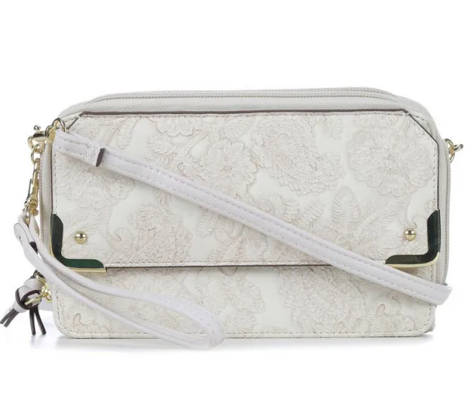 Bueno Of California Embossed 10113 Wallet On A String