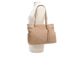 Bueno Of California Geo Perf Tote Handbag