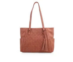 Bueno Of California Geo Perf Tote Handbag