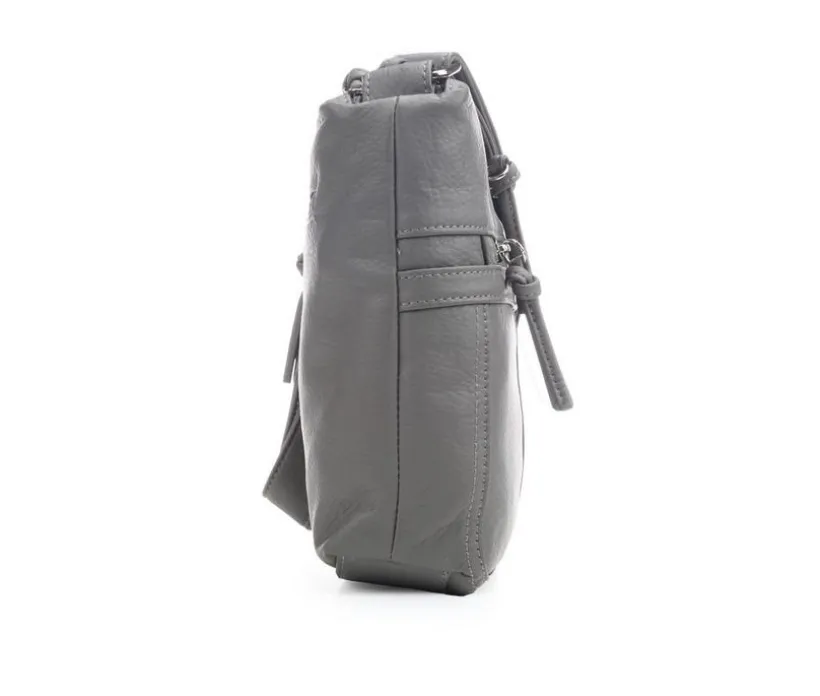 Bueno Of California Grainy Double Zip Handbag