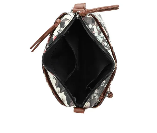 Bueno Of California Grainy Wash Handbag Print Handbag