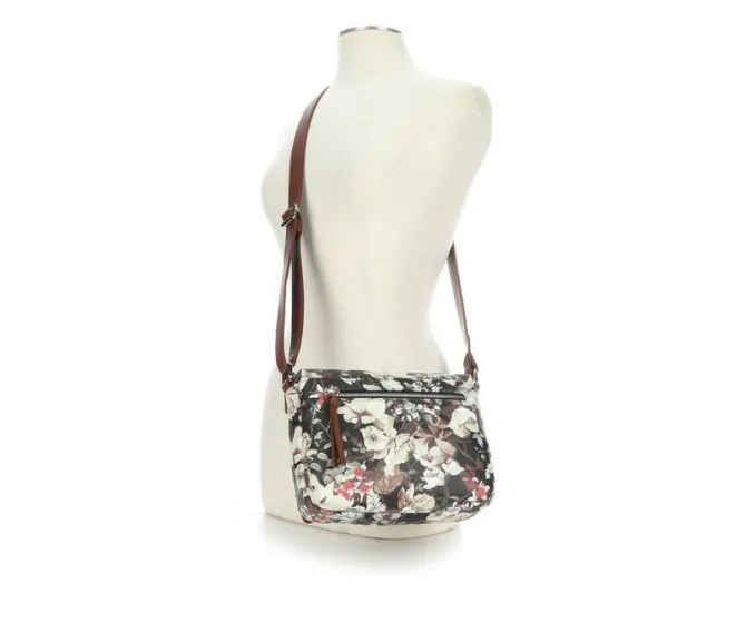 Bueno Of California Grainy Wash Handbag Print Handbag
