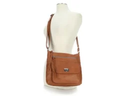 Bueno Of California Parch Front Pocket Crossbody Handbag