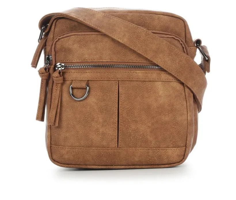 Bueno Of California Pebble Washed Pocket Crossbody Handbag