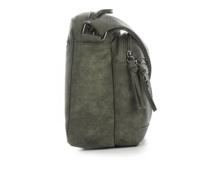 Bueno Of California Pebble Washed Pocket Crossbody Handbag